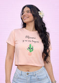 Camiseta Corta Rosa - Mirame y No Me Toques