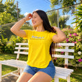 camiseta Larga amarilla- Hija de Dios