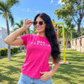 Camiseta Fucsia Larga- Mas Esencia