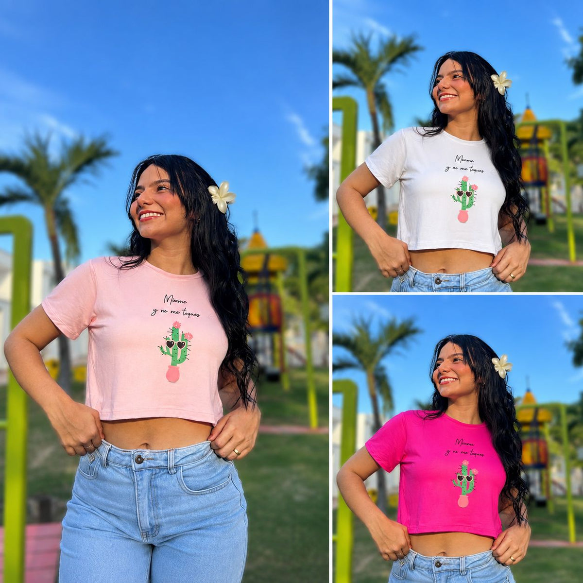 Camiseta corta-cactus