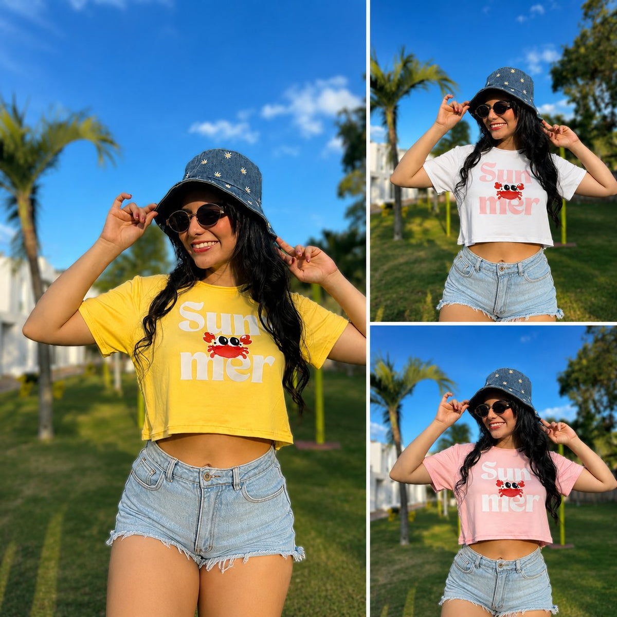 camiseta corta-Summer