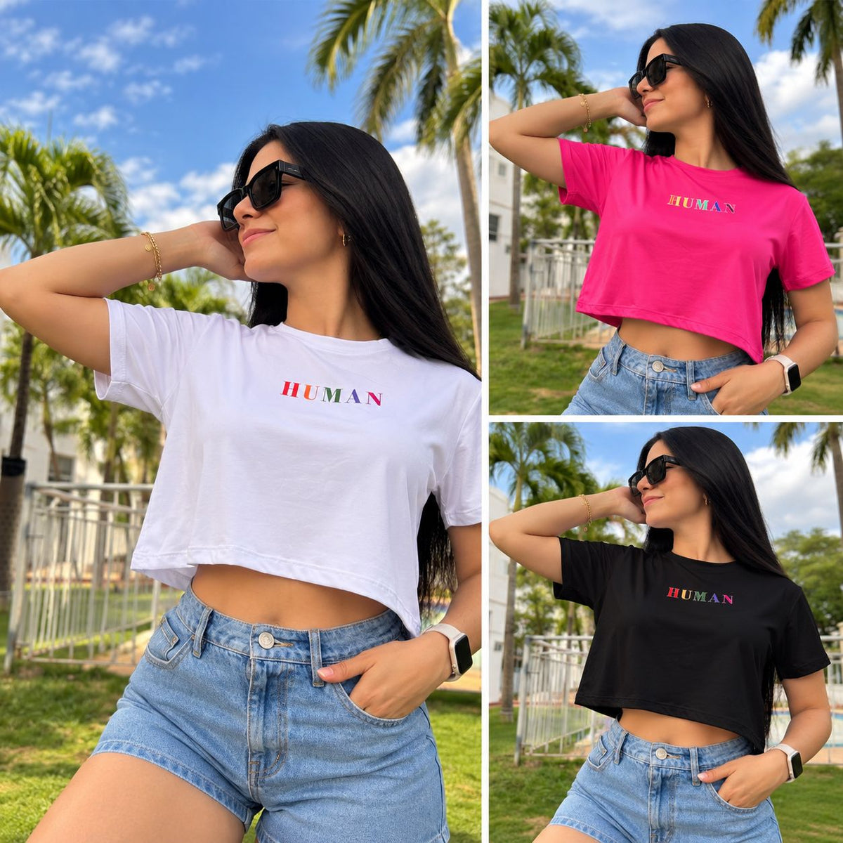 Camiseta Corta-Human