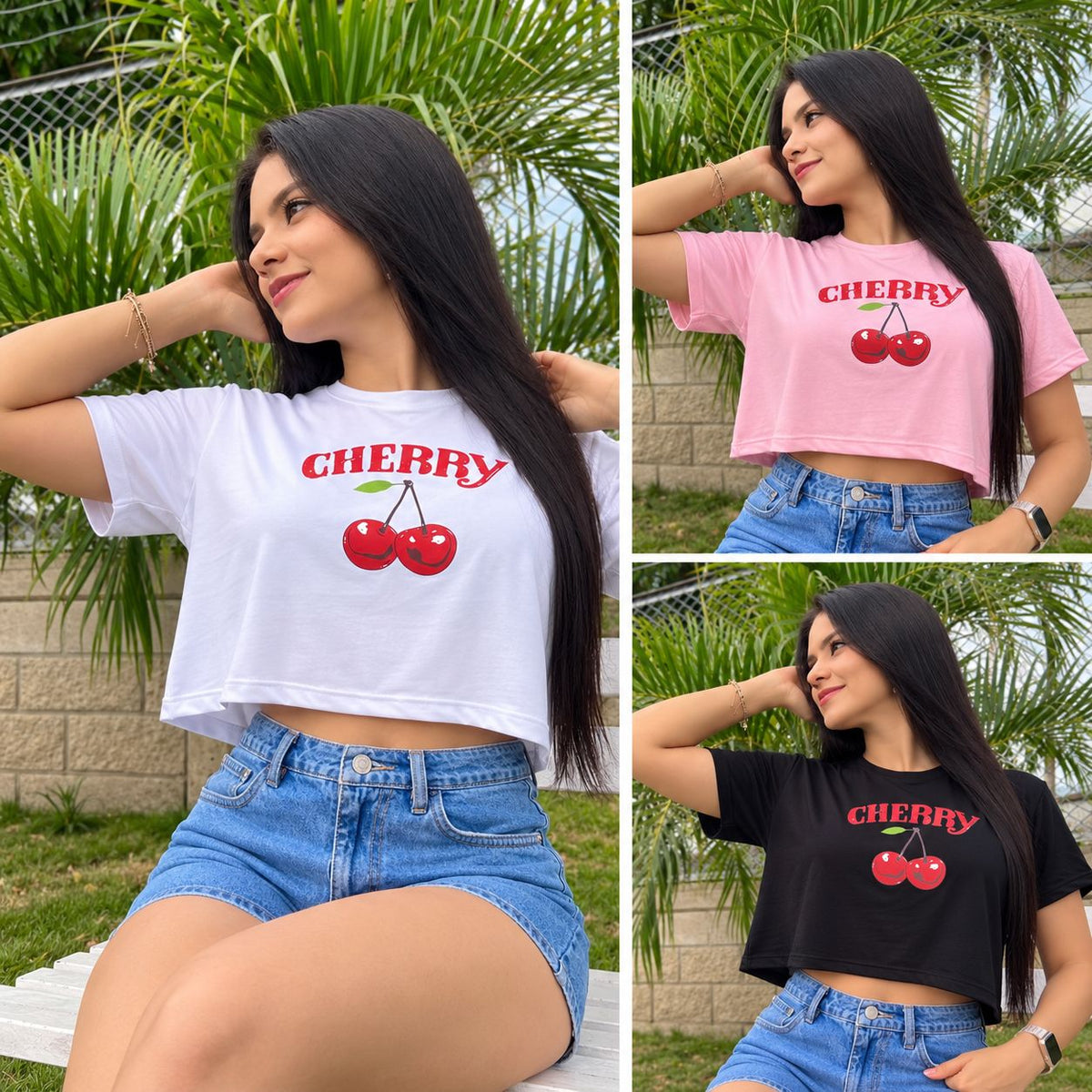Camiseta Corta-Cherry