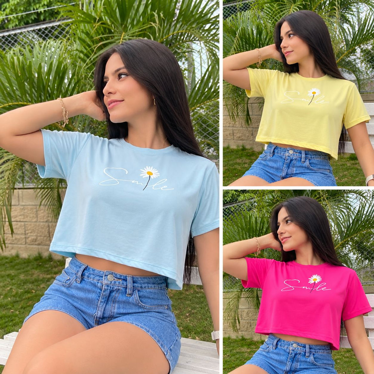 Camiseta Corta-Smile
