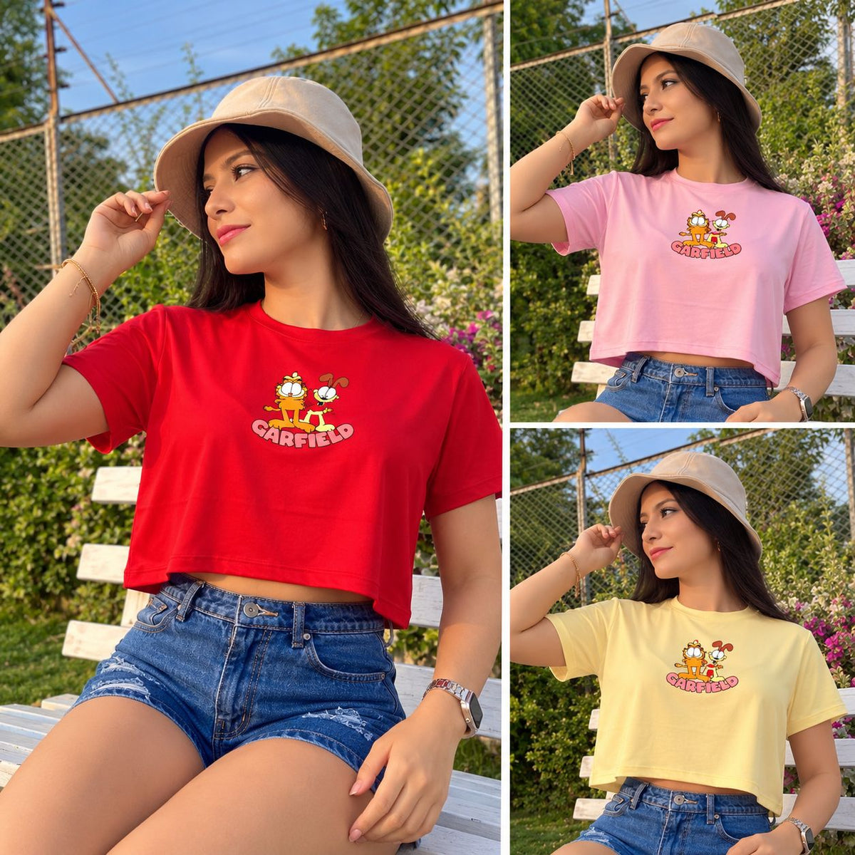 Camiseta Corta-Garfield