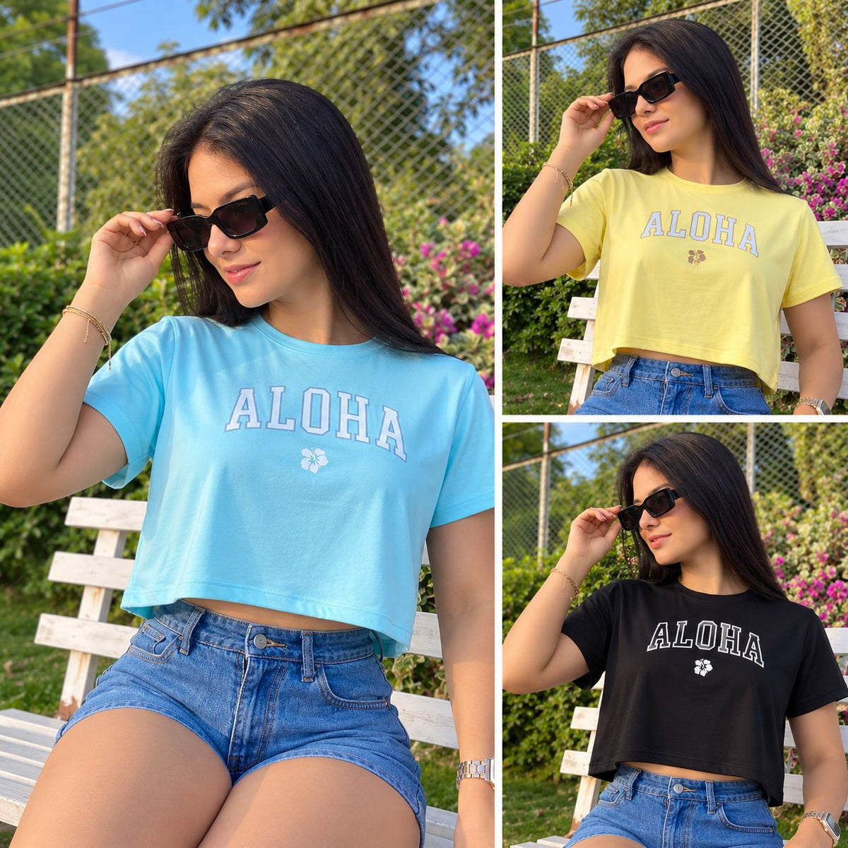 Camiseta Corta-Aloha