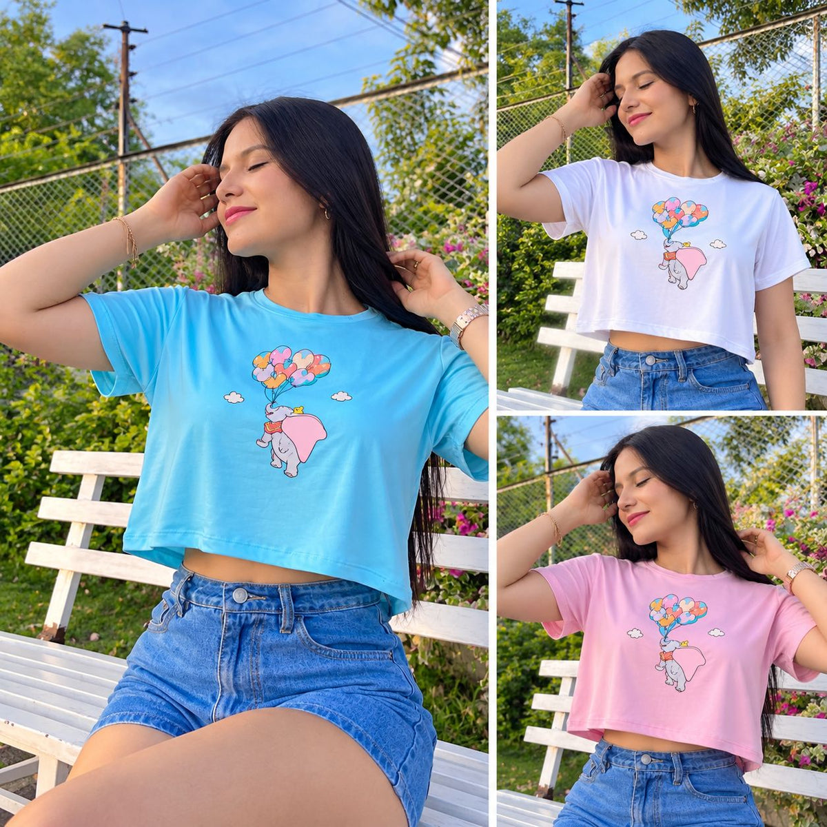 Camiseta Corta- Globos