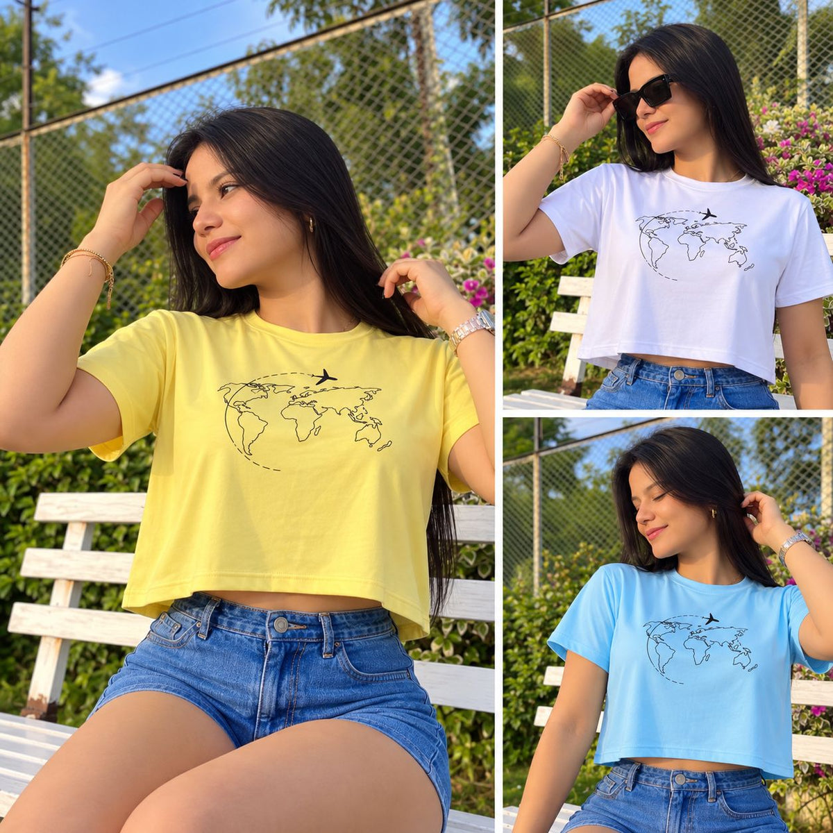 Camiseta Corta-World
